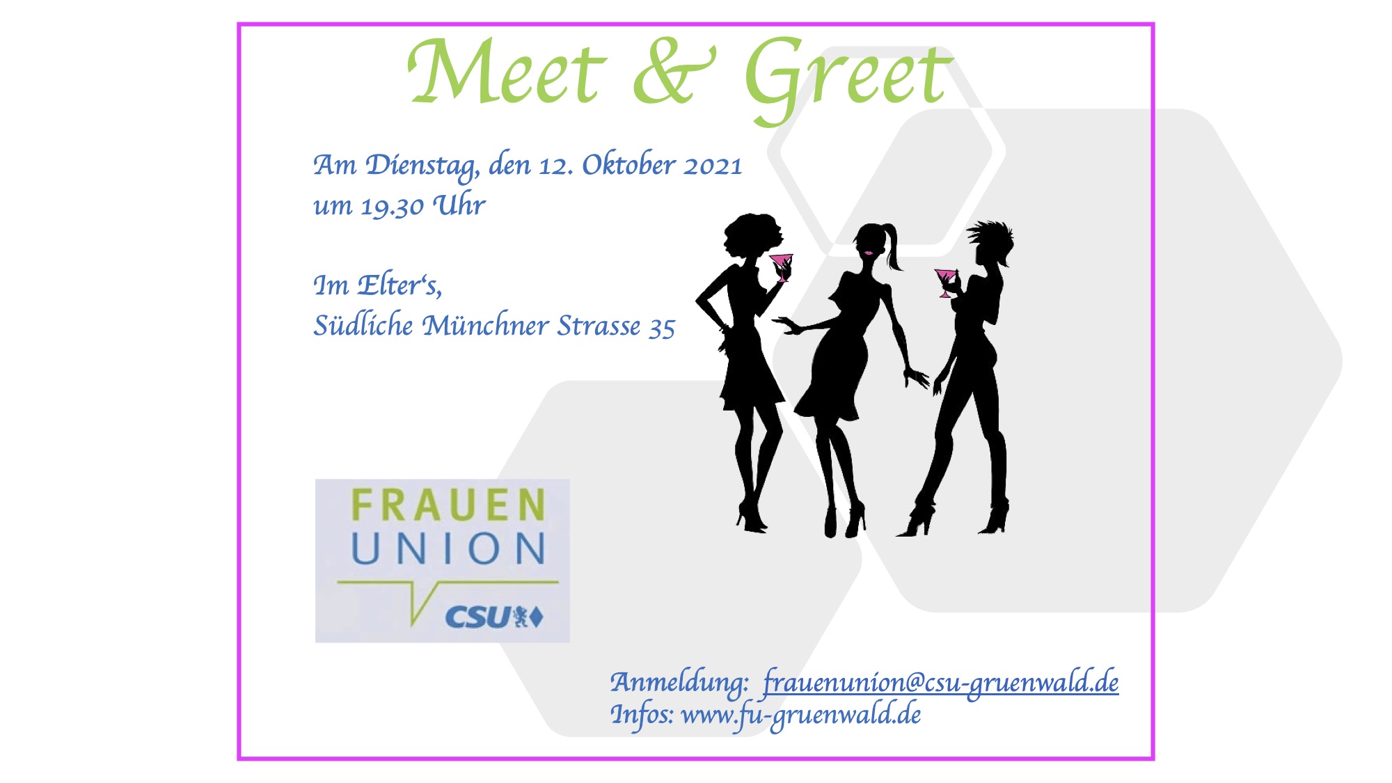 Meet & Greet Einladung 2